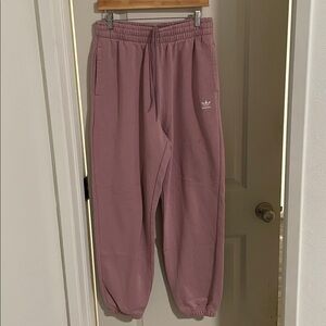 Adidas Mauve Joggers with Logo